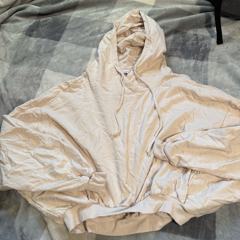 Young Fabulous & Broke Cream Cowl Neck Sweater